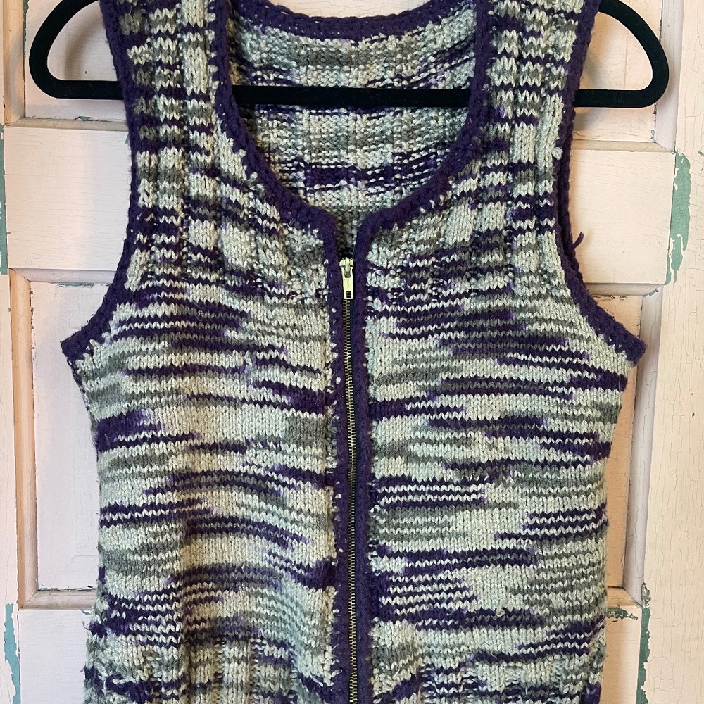 Knitted vest